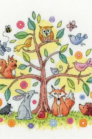 Tree of Life Cross Stitch Kit by Heritage Crafts Top Rated