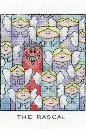 The Rascal Cross Stitch Kit by Heritage Crafts Fan Favorite