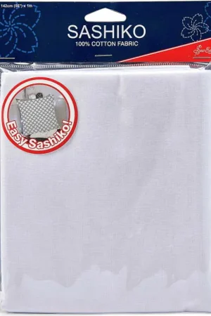 Deal Sashiko Cotton Embroidery Fabric by Sew Easy