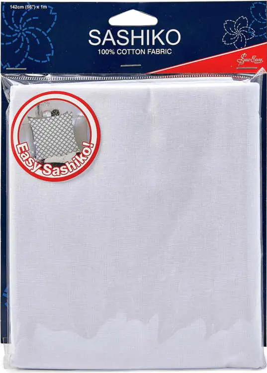Deal Sashiko Cotton Embroidery Fabric by Sew Easy