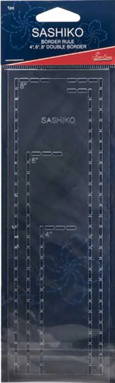 Sashiko Border Ruler Embroidery Template by Sew Easy Sale