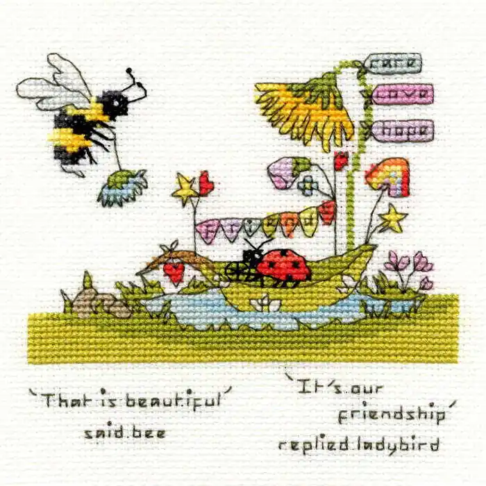 Beautiful Friendship Cross Stitch Kit By Bothy Threads Editor’s Pick