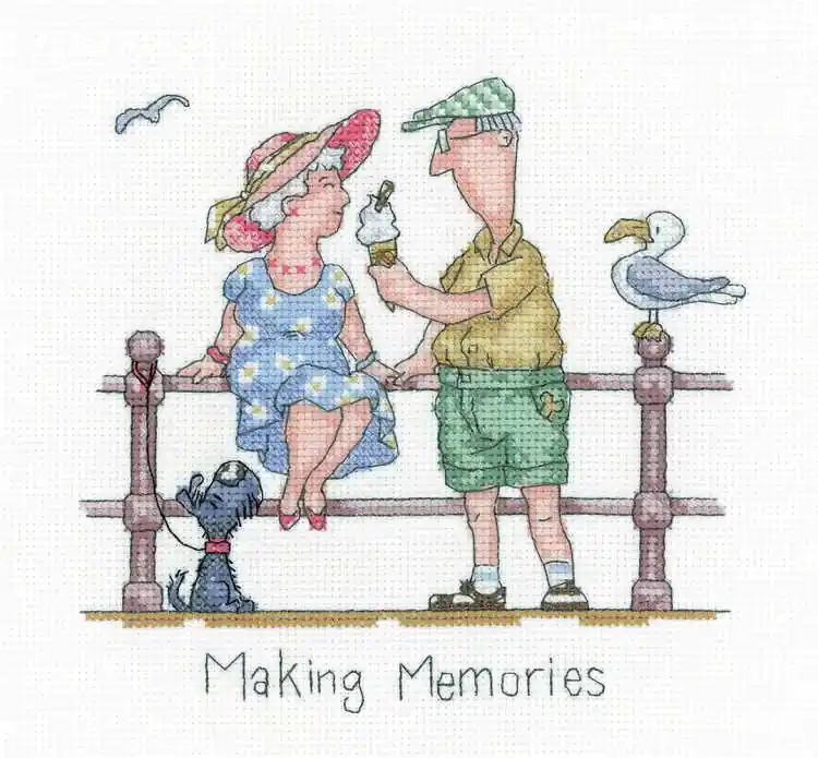 Making Memories Cross Stitch Kit by Heritage Crafts Sale