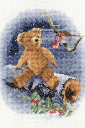 Price Drop Williams Present Cross Stitch Kit by Heritage Crafts