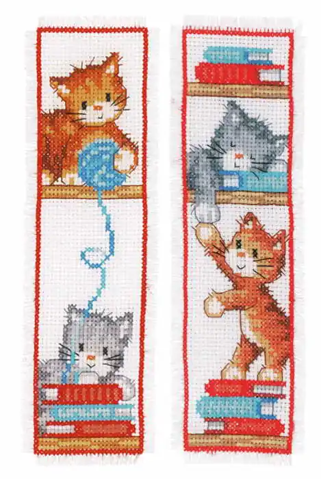 Playful Kittens Bookmark Cross Stitch Kit By Vervaco Editor’s Pick