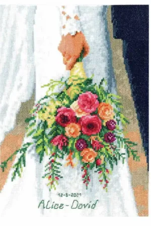 Bridal Bouquet Wedding Sampler Cross Stitch Kit By Vervaco Hassle-Free Returns