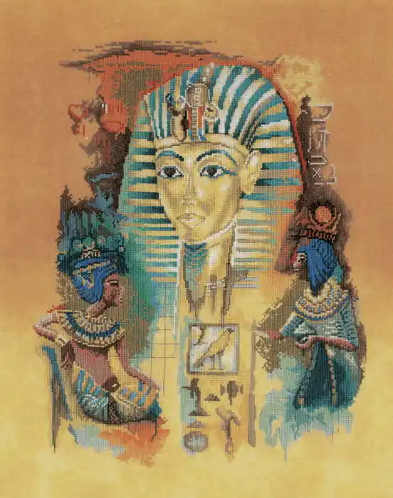Get Yours Tutankhamun Cross Stitch Kit By Lanarte