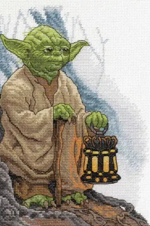 Yoda Star Wars Cross Stitch Kit by Dimensions Professional Grade
