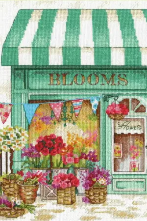 Blooms Flower Shop Cross Stitch Kit by Dimensions Top Pick