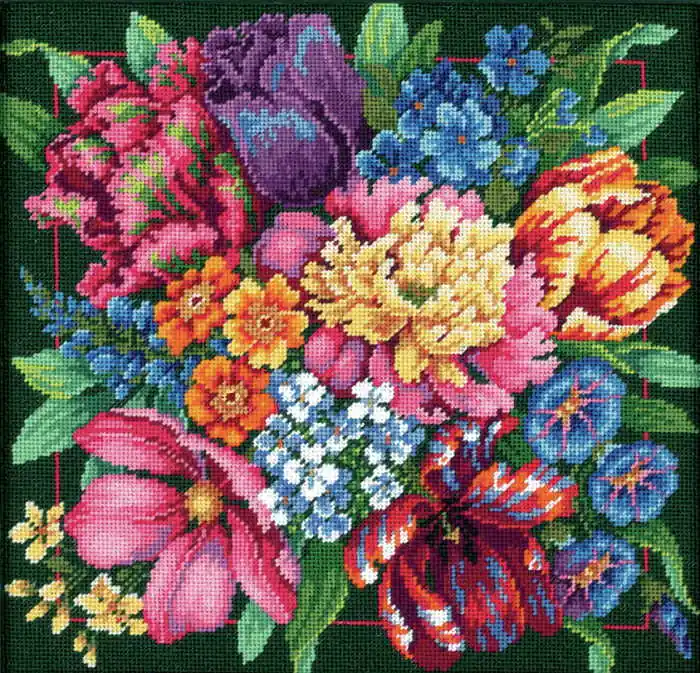 Floral Splendour Tapestry Kit by Dimensions Viral