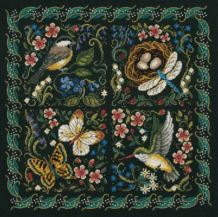 Big Sale The Finery of Nature Cross Stitch Kit by Dimensions