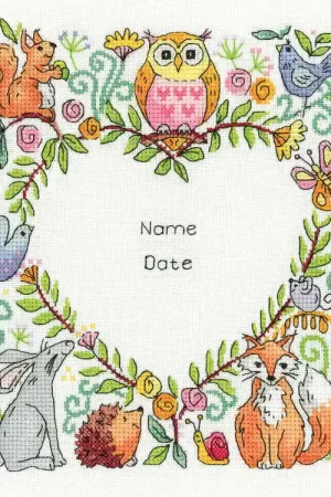 Final Sale Celebration Cross Stitch Kit by Heritage Crafts