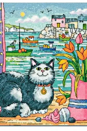 Harbour View Cross Stitch Kit by Heritage Crafts Best Seller