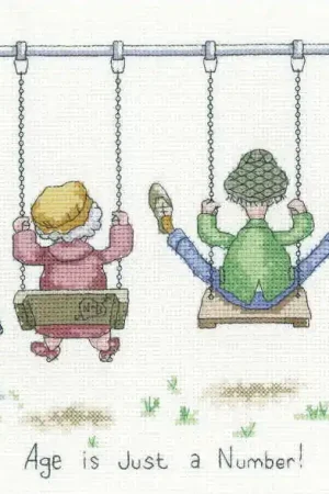 Handmade Just A Number Cross Stitch Kit by Heritage Crafts