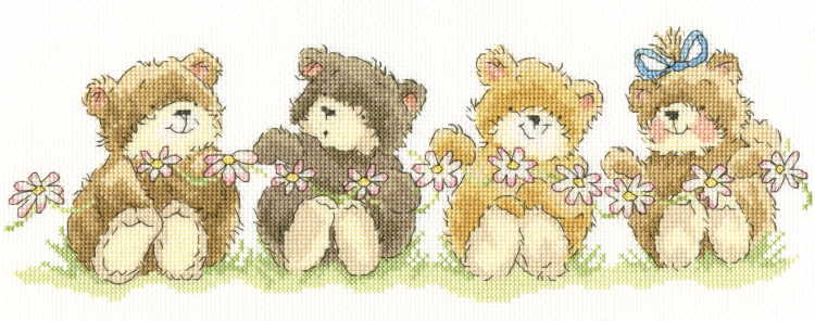 Daisy Chain Cross Stitch Kit By Bothy Threads Last Chance