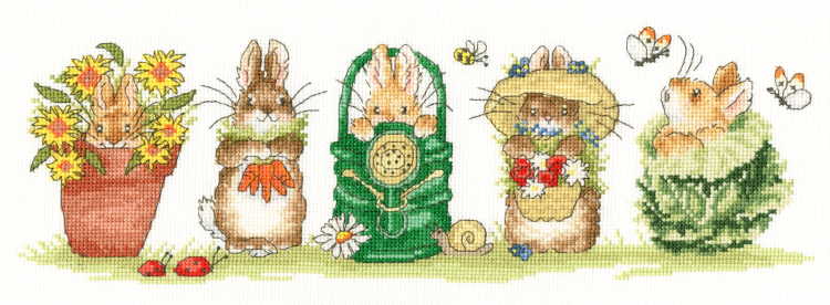 Garden Helpers Cross Stitch Kit By Bothy Threads Buy Direct
