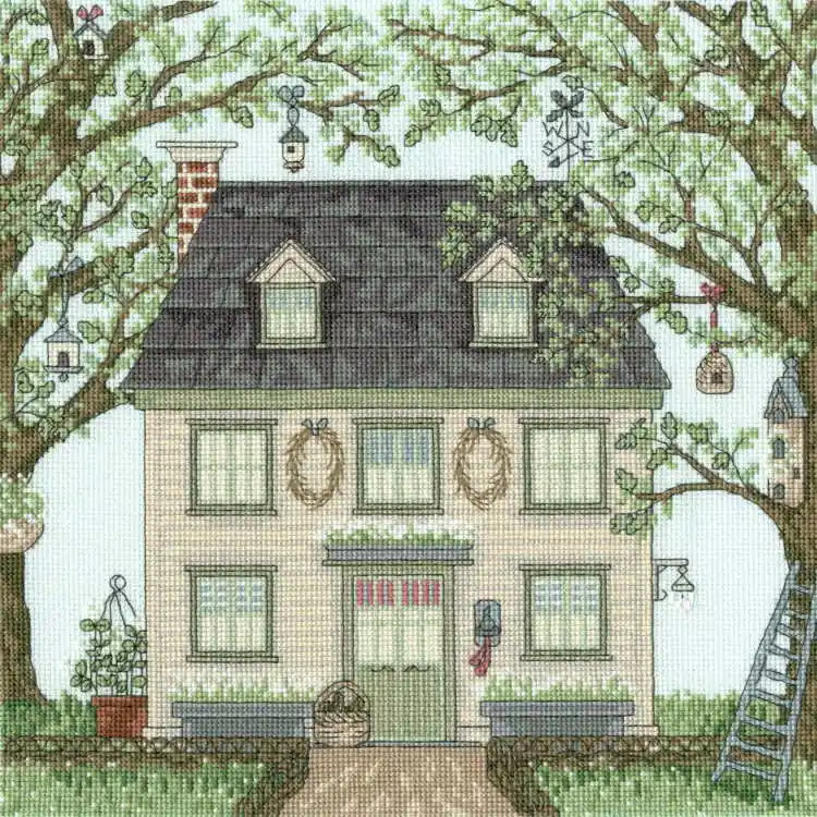 Country House Cross Stitch Kit By Bothy Threads Top Rated