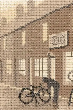 Place Order Bike Shop Cross Stitch Kit by Heritage Crafts