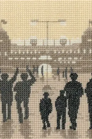 New Arrival Evening Kick Off Cross Stitch Kit by Heritage Crafts