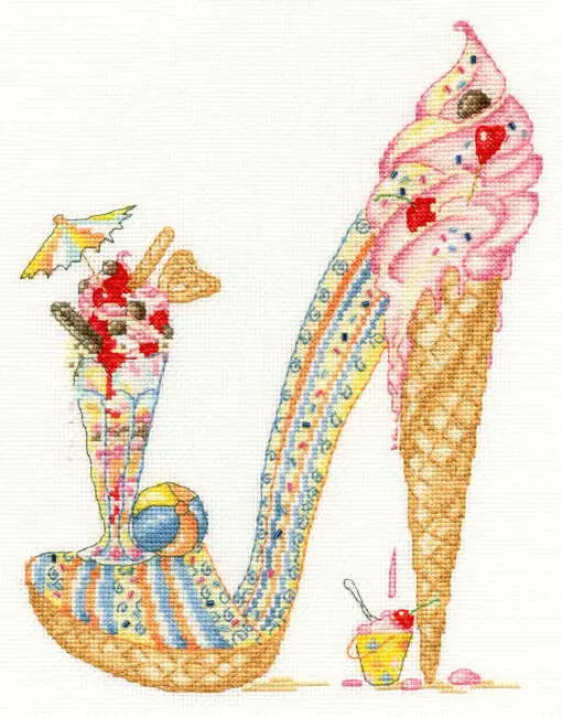 Lazy Sundae Cross Stitch Kit By Bothy Threads Today Only