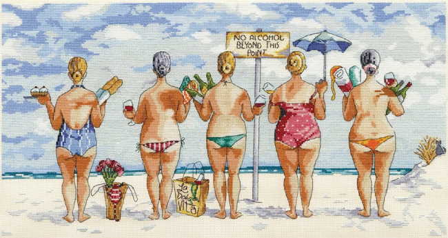 Free Returns No Alcohol Cross Stitch Kit by Design Works