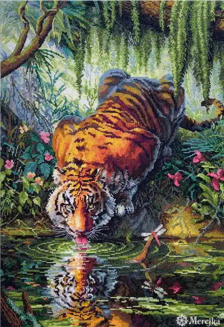 Free Shipping Aurora's Garden Cross Stitch Kit by Merejka
