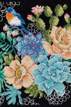 Affordable Succulents Cross Stitch Kit by Design Works