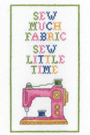 Secure Checkout Sew Much Fabric Cross Stitch Kit by Heritage Crafts