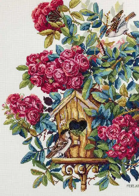 Buy Today Rose Bush Cross Stitch Kit by Merejka