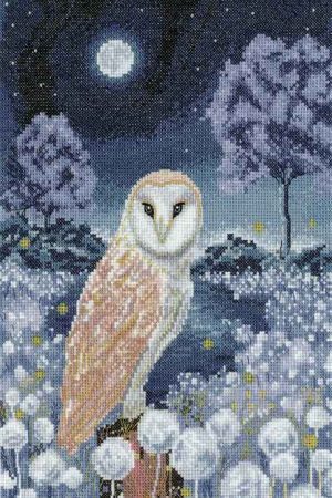 Into the Night Cross Stitch Kit by Heritage Crafts Genuine