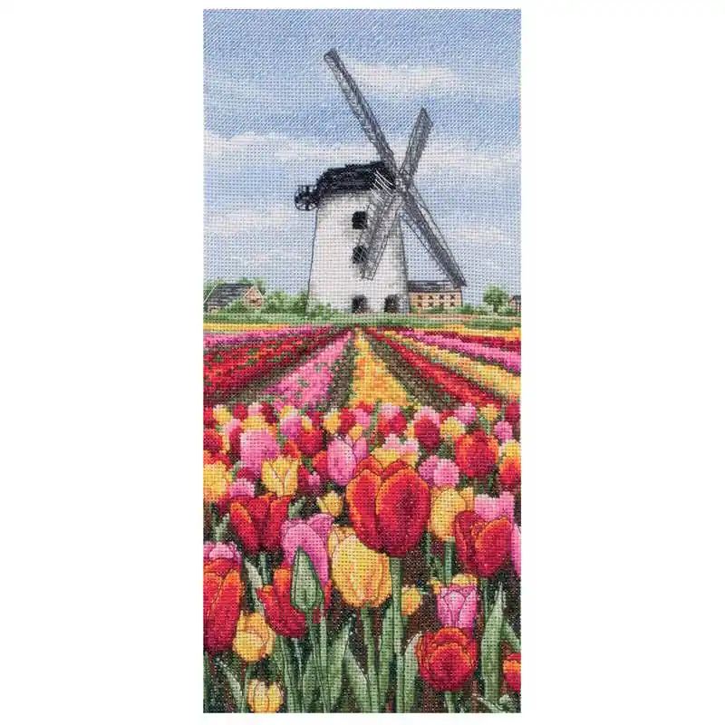Free Delivery Dutch Tulips Cross Stitch Kit By Anchor