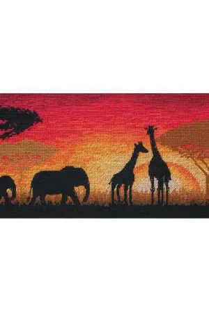 African Horizon Cross Stitch Kit By Anchor Last Chance