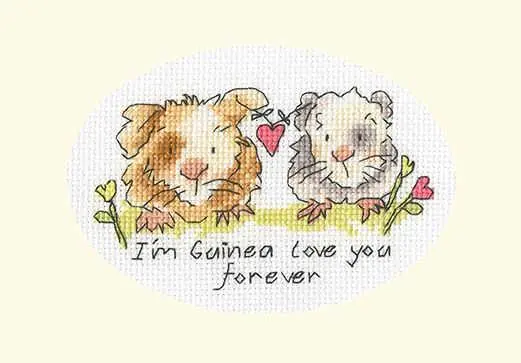 Buy Today I'm Guinea Love You Forever Cross Stitch Card Kit By Bothy Threads