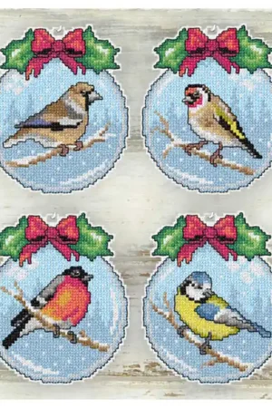 Today Only Birds Cross Stitch Kit by Orchidea