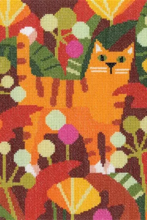 Latest Ginger Cat Cross Stitch Kit by Heritage Crafts
