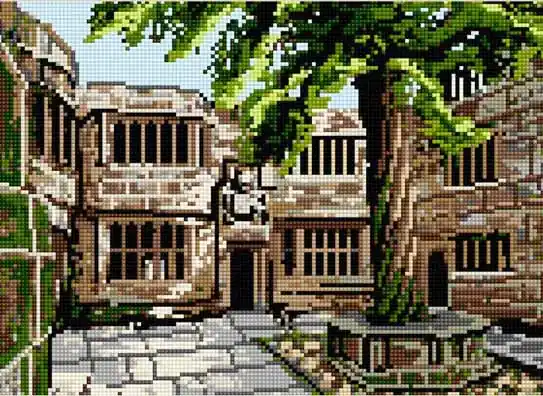 Skipton Castle Tapestry Kit by Brigantia Needlework Express Delivery