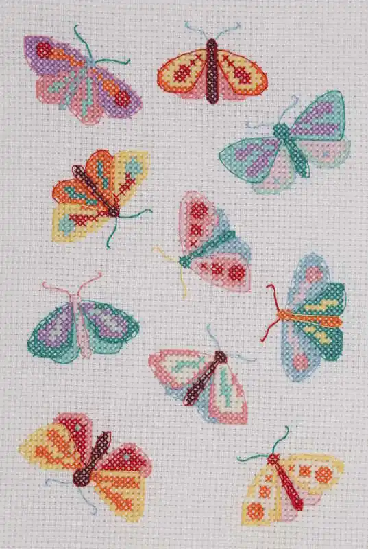 Buy Online Moths and Butterflies Cross Stitch Kit By Anchor
