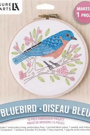 Bluebird Embroidery Kit By Leisure Arts Luxury