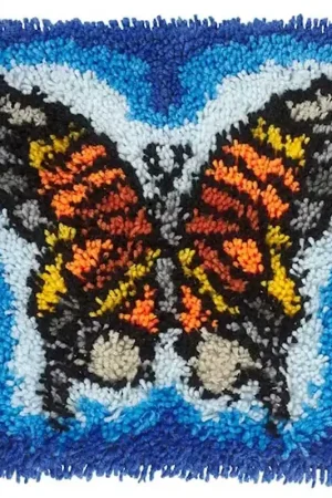 Grab Now Butterfly Latch Hook Kit By Leisure Arts