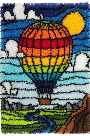 Hot Air Balloon Latch Hook Kit By Leisure Arts Get Yours