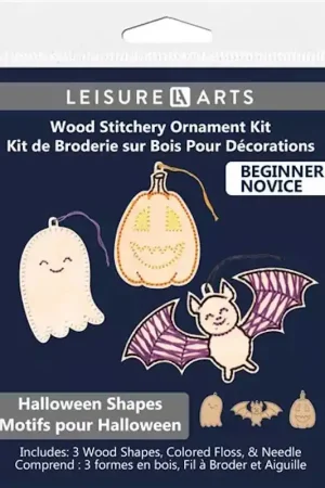 Secure Checkout Halloween Wood Stitchery Kit By Leisure Arts