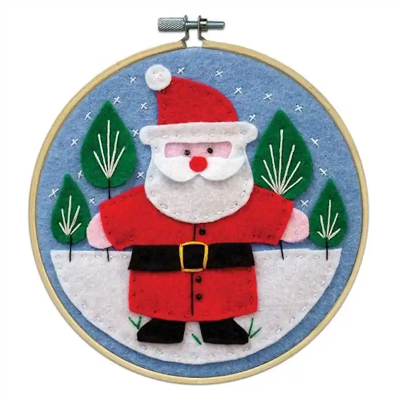 Affordable Santa Christmas Felt Kit by Design Works