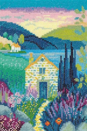 Peaceful Retreat Cross Stitch Kit by Heritage Crafts Exclusive Offer