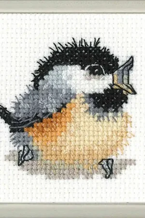 Free Delivery Buddy Cross Stitch Coaster Kit by Heritage Crafts