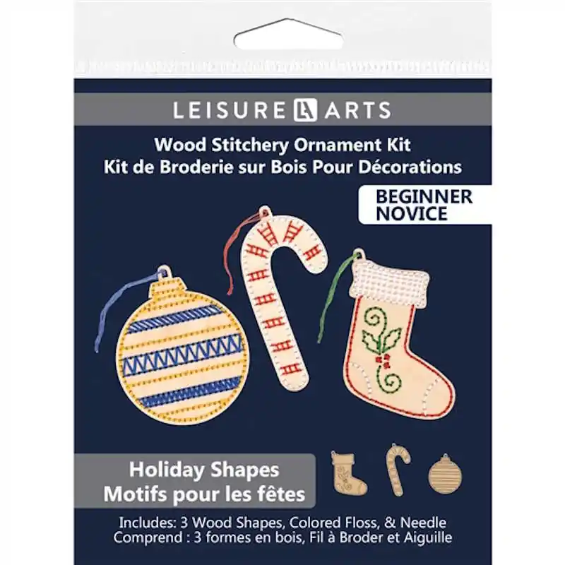 Original Christmas Wood Stitchery Kit By Leisure Arts