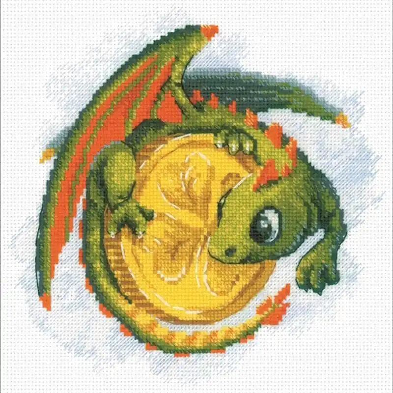 Good Luck Coin Cross Stitch Kit By RIOLIS Best Choice
