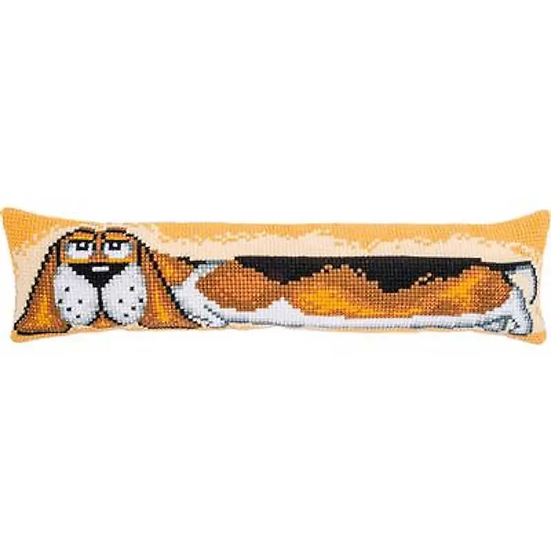 Order Now Dog Printed Cross Stitch Cushion Kit by Vervaco
