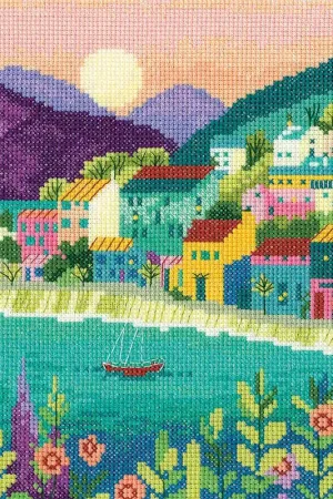The Peaceful Harbour Cross Stitch Kit by Heritage Crafts Secure Checkout