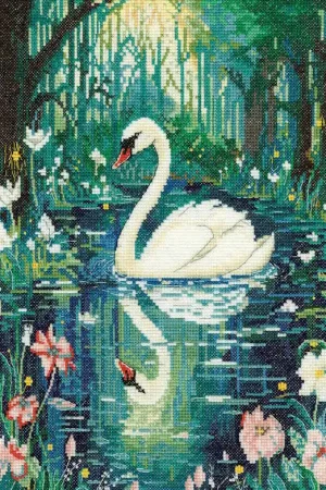 One Day Deal Tranquility Cross Stitch Kit by Heritage Crafts