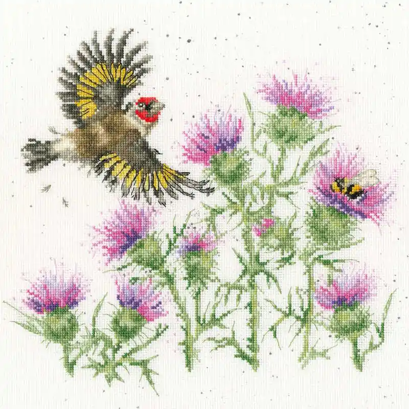 Feathers and Thistles Cross Stitch Kit By Bothy Threads Budget